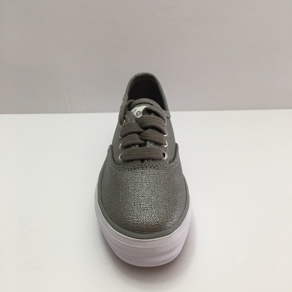 Keds Girls Triple Season Low Top Sneaker Silver - Picture 4 of 7